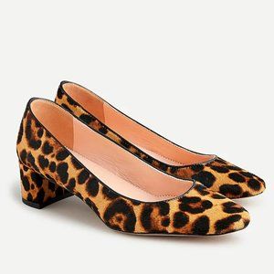 J Crew Kate pumps in calf hair
